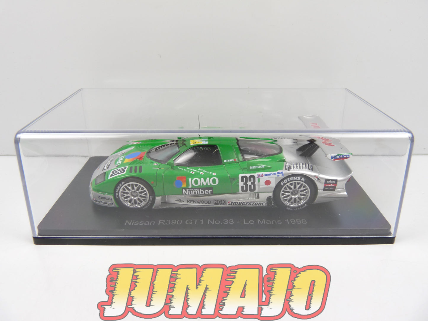 24H105 1/43 HACHETTE Japon 24 Heures Le Mans : Nissan R390 GT1 1998 Kageyama #33