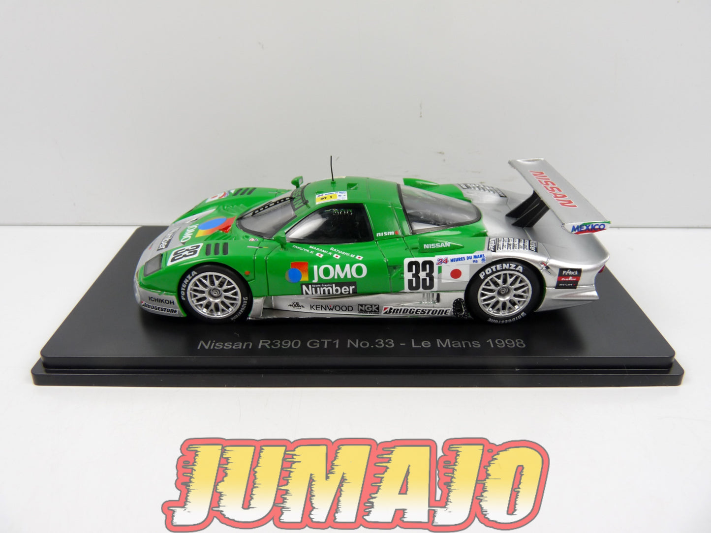 24H105 1/43 HACHETTE Japon 24 Heures Le Mans : Nissan R390 GT1 1998 Kageyama #33