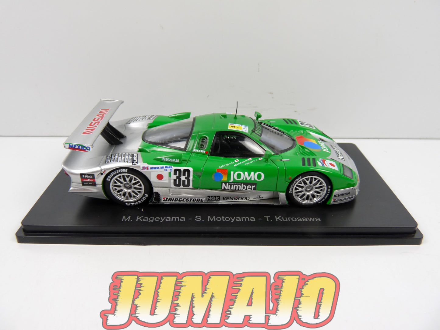 24H105 1/43 HACHETTE Japon 24 Heures Le Mans : Nissan R390 GT1 1998 Kageyama #33