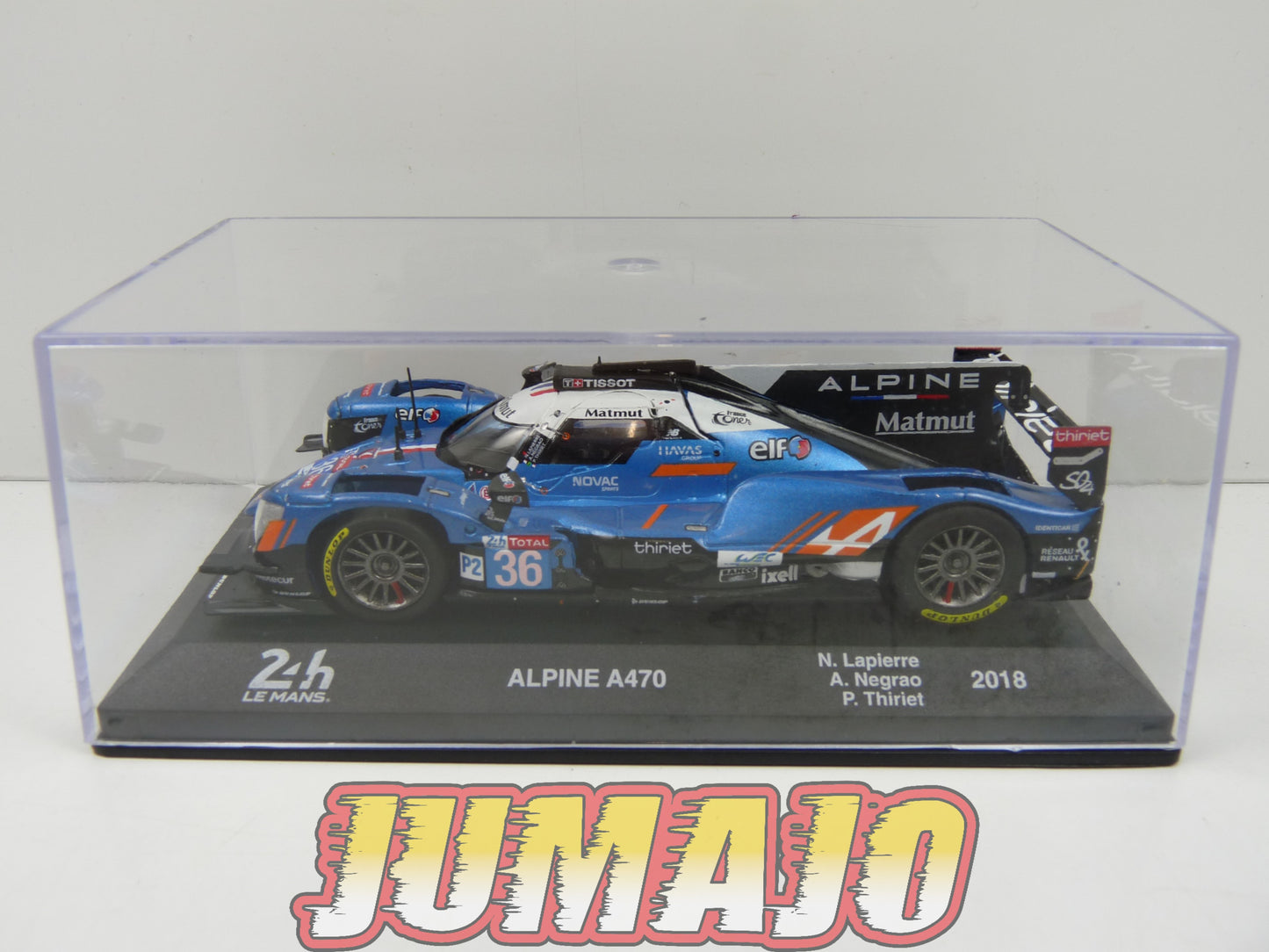 24H204 Voiture 1/43 IXO 24 Heures Le Mans ALPINE A470 Gibson 2018