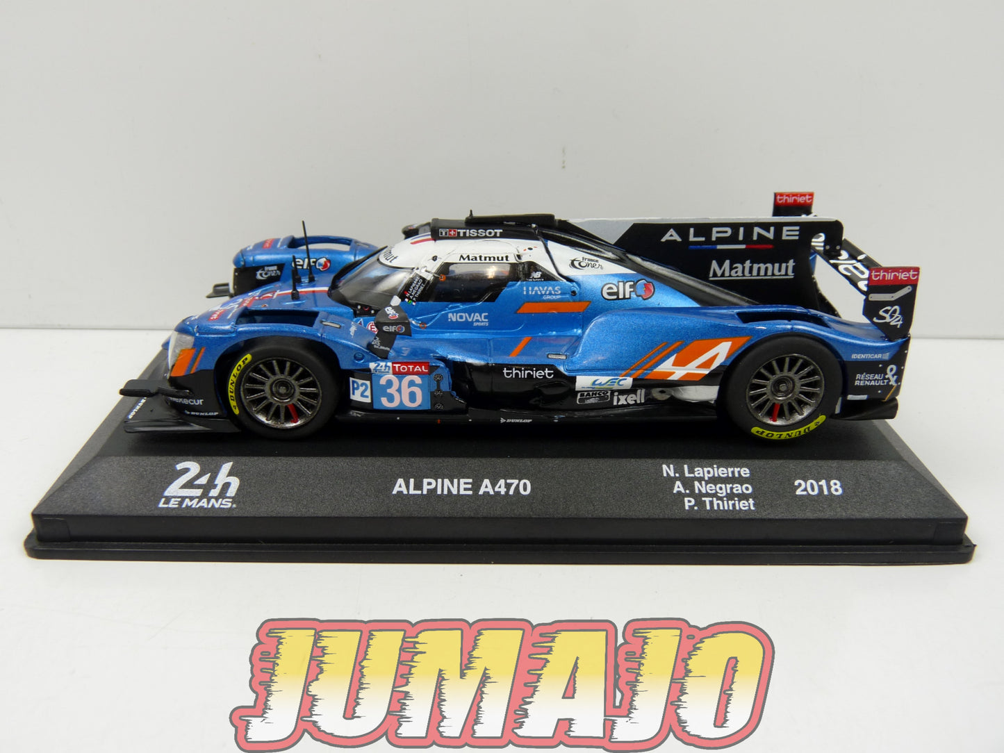 24H204 Voiture 1/43 IXO 24 Heures Le Mans ALPINE A470 Gibson 2018