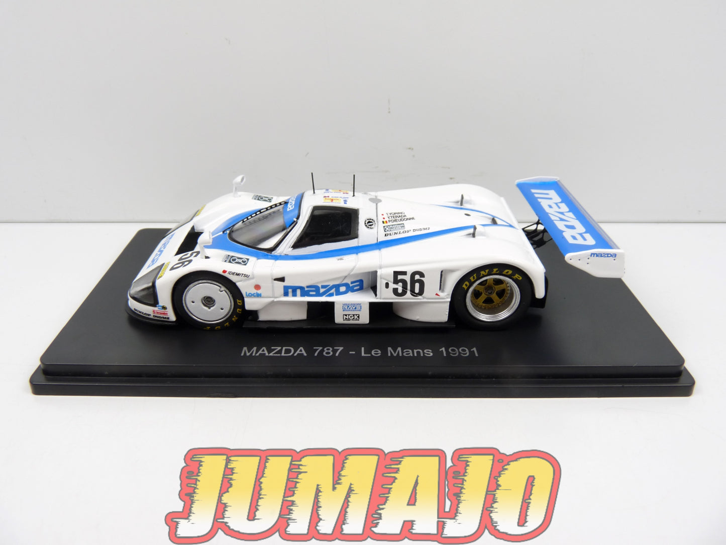 24H118 1/43 HACHETTE Japon 24 Heures Le Mans : Mazda 787 1991 Yorin #56