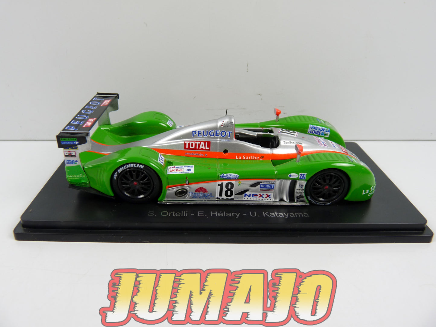 24H119 1/43 HACHETTE Japon 24 Heures Le Mans : Courage C60 Peugeot 2002 Ortelli #18