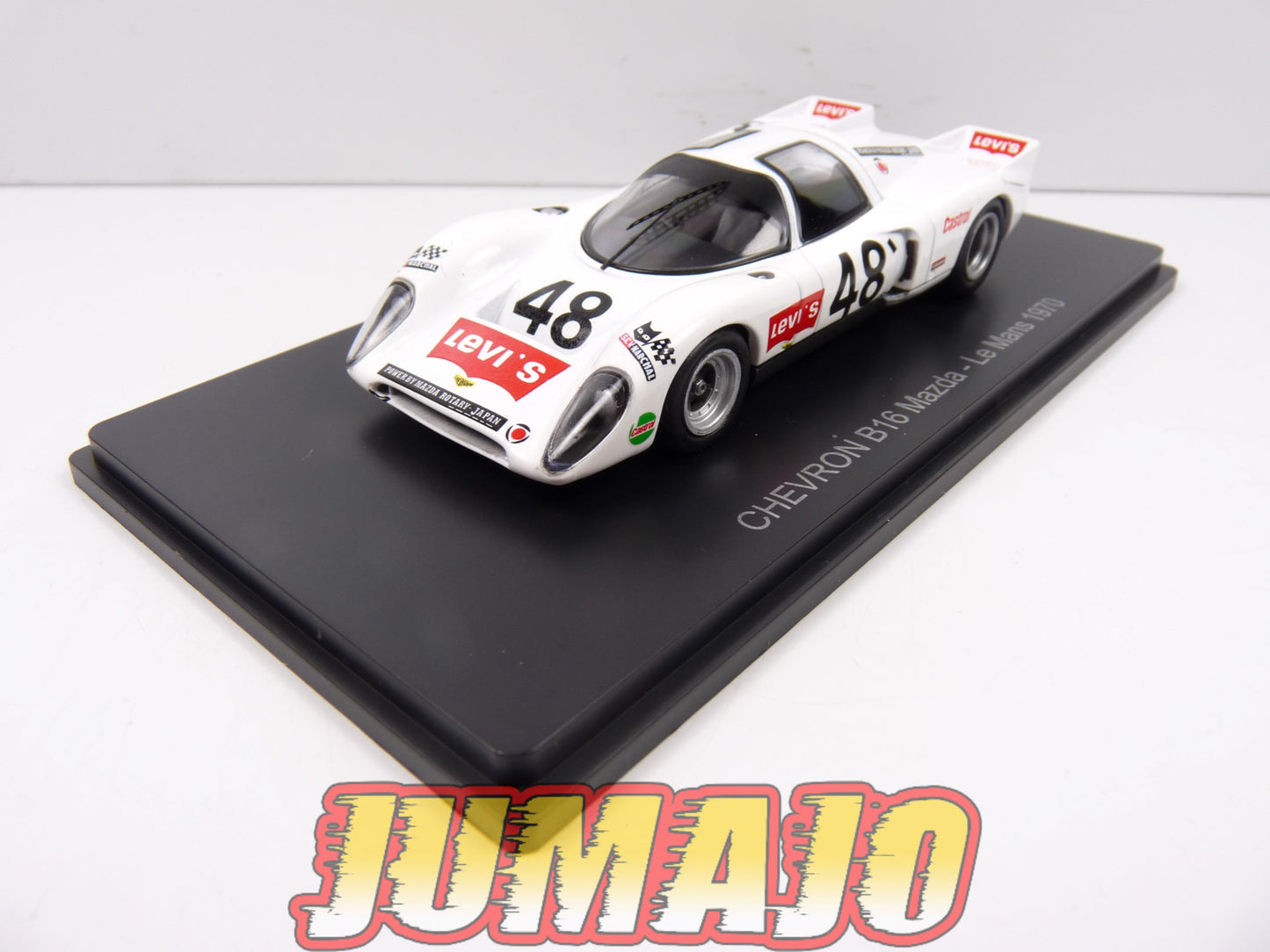 24H121 1/43 HACHETTE Japon 24 Heures Le Mans : Chevron B16 Mazda 1970 Vernaeve #48