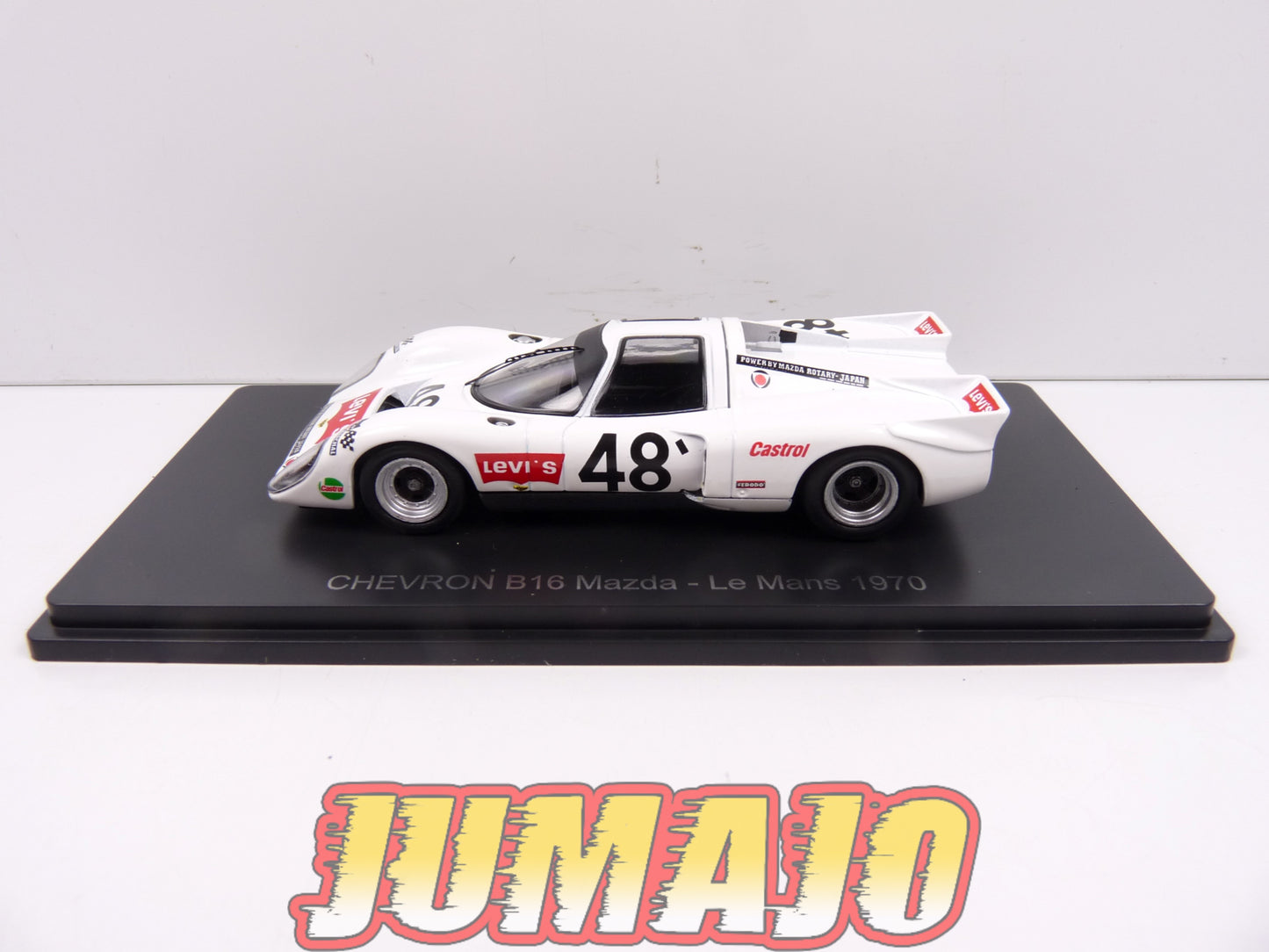 24H121 1/43 HACHETTE Japon 24 Heures Le Mans : Chevron B16 Mazda 1970 Vernaeve #48