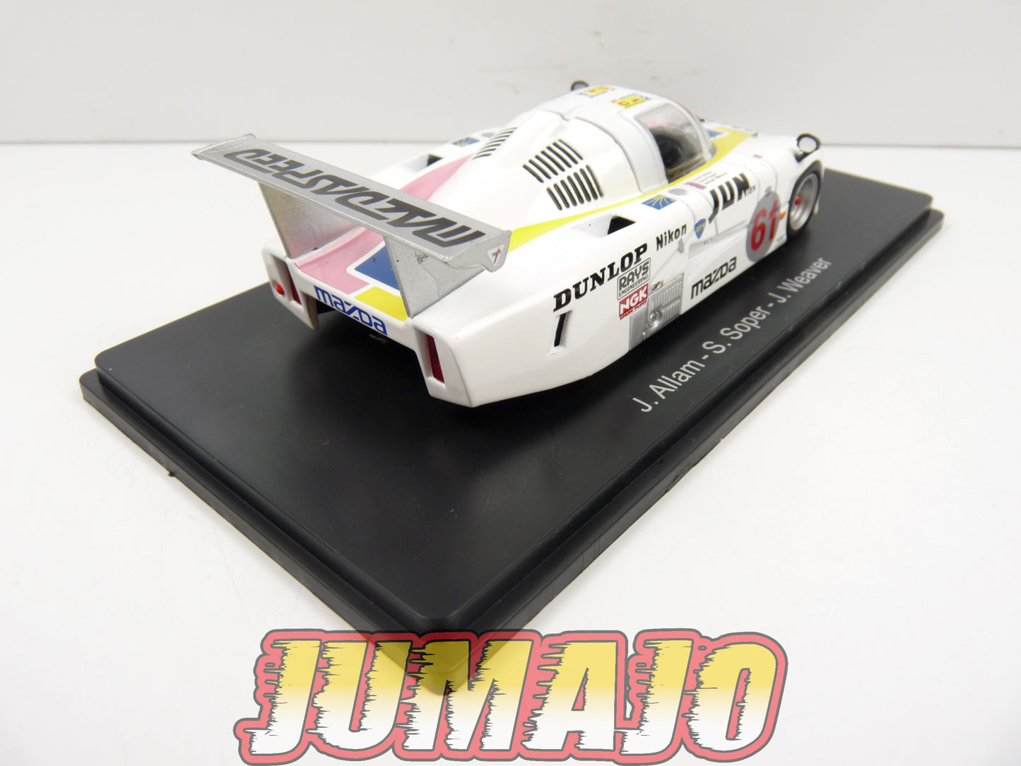 24H147 1/43 HACHETTE Japon 24 Heures Le Mans : Mazda 717C 1983 Allam #61