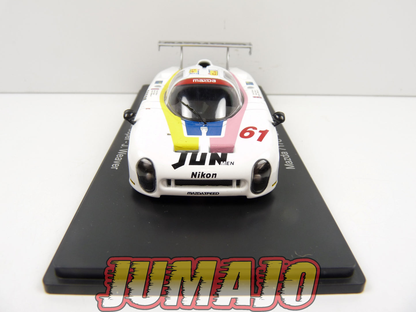 24H147 1/43 HACHETTE Japon 24 Heures Le Mans : Mazda 717C 1983 Allam #61