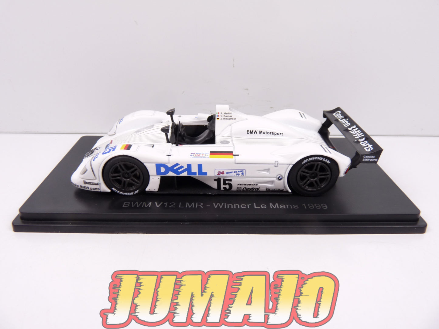 24H149 1/43 HACHETTE Japon 24 Heures Le Mans : BMW V12 LMR Winner 1999 Martini #15
