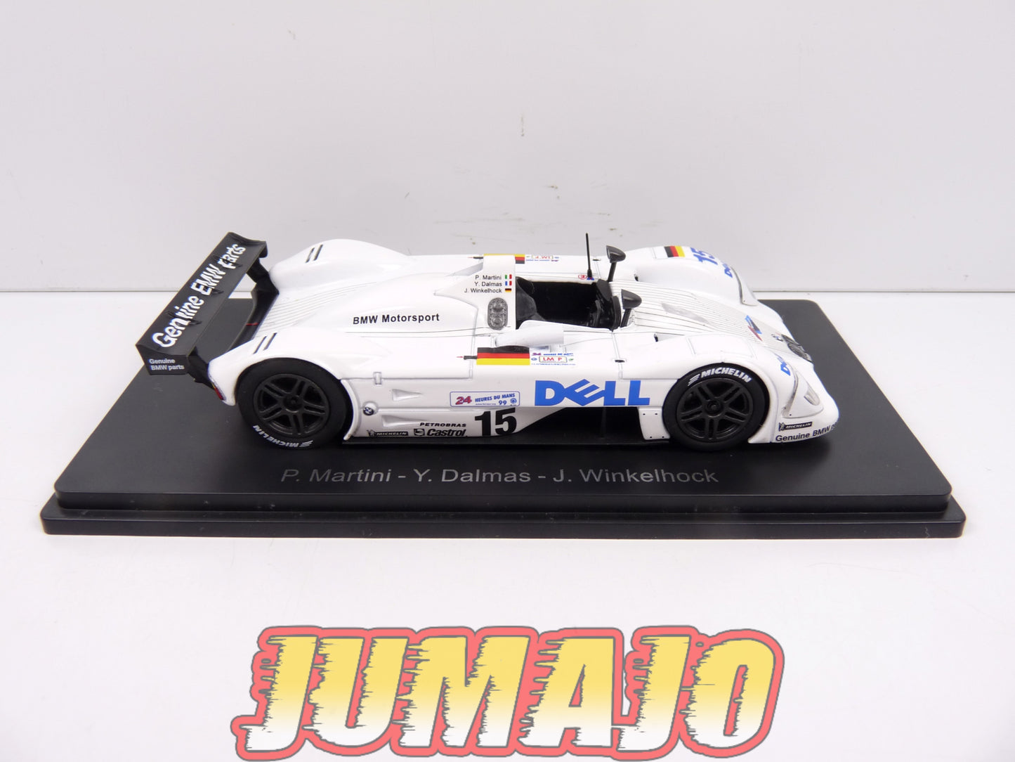 24H149 1/43 HACHETTE Japon 24 Heures Le Mans : BMW V12 LMR Winner 1999 Martini #15
