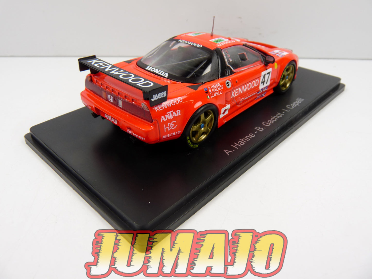 24H152 1/43 HACHETTE Japon 24 Heures Le Mans : Honda NSX GT1 1995 Hahne #47