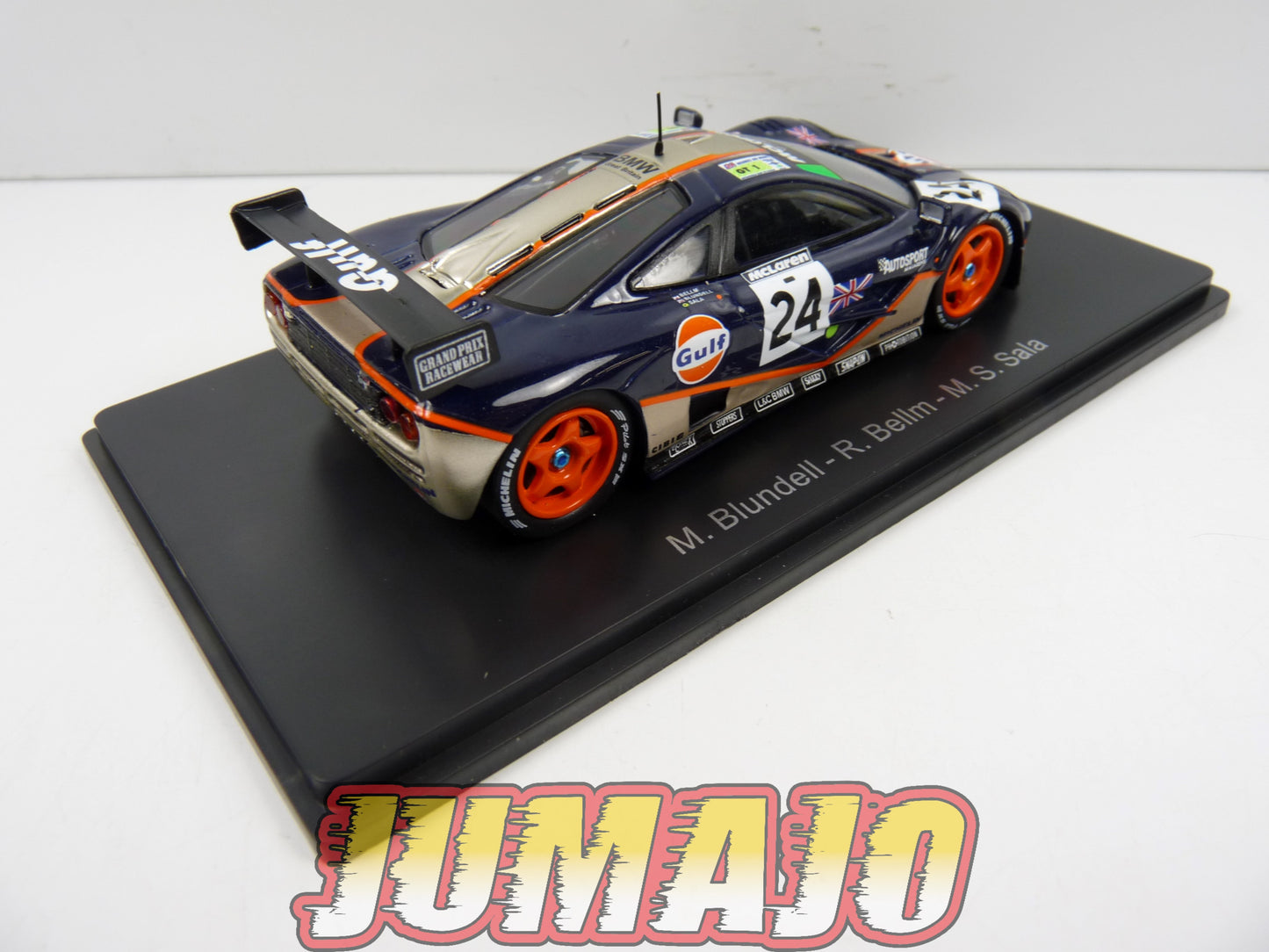24H153 1/43 HACHETTE Japon 24 Heures Le Mans : McLaren F1 GTR 1995 Blundell #24