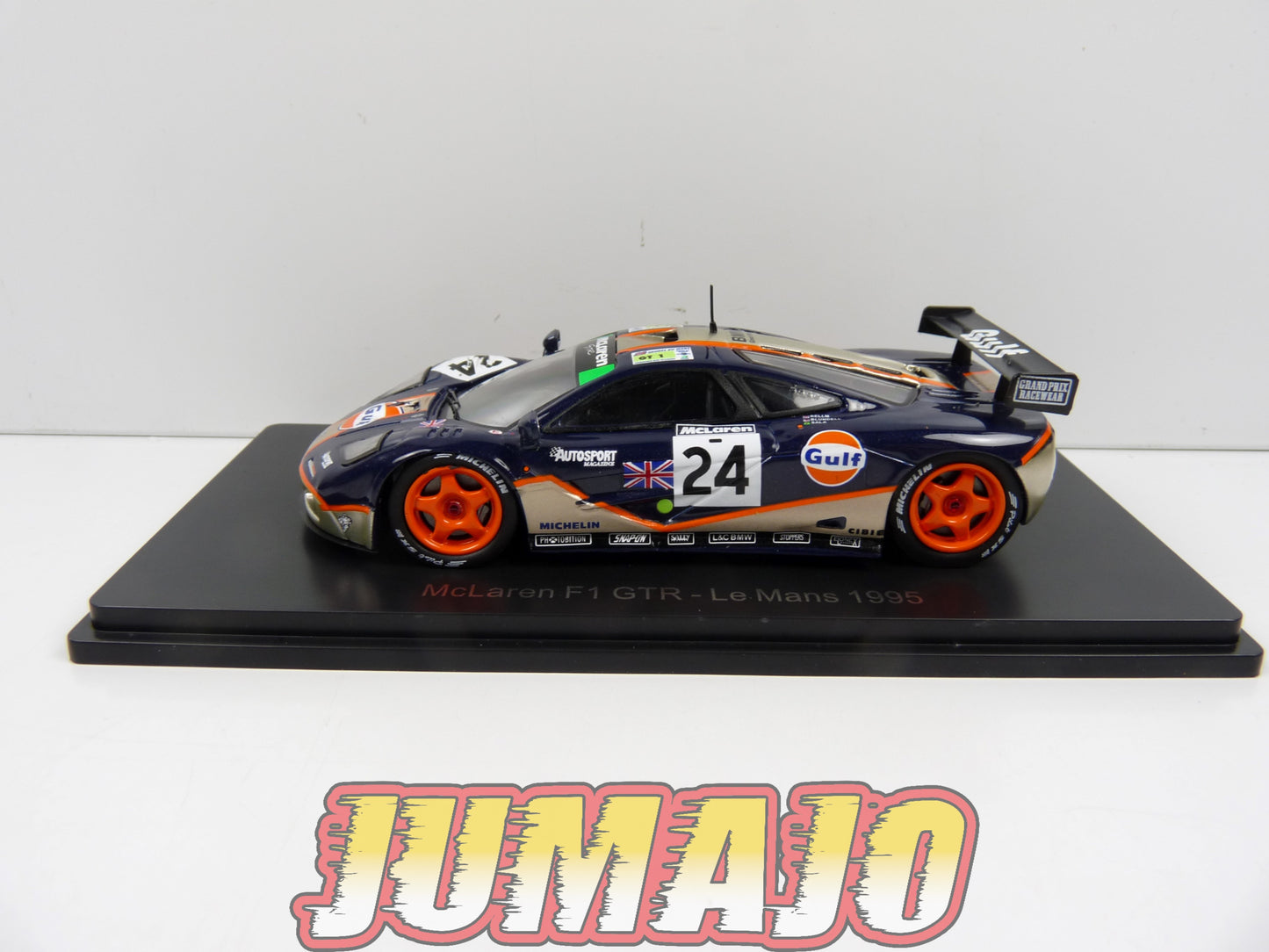 24H153 1/43 HACHETTE Japon 24 Heures Le Mans : McLaren F1 GTR 1995 Blundell #24