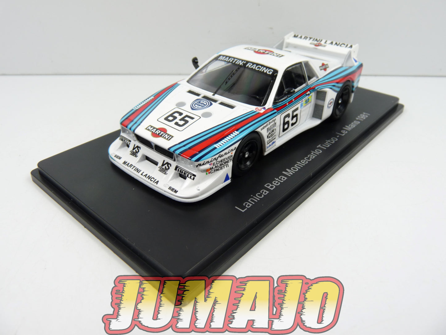 24H154 1/43 HACHETTE Japon 24 Heures Le Mans : Lancia Beta Montecarlo Turbo 1981 Cheever #65