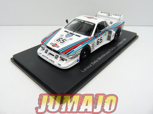 24H154 1/43 HACHETTE Japon 24 Heures Le Mans : Lancia Beta Montecarlo Turbo 1981 Cheever #65