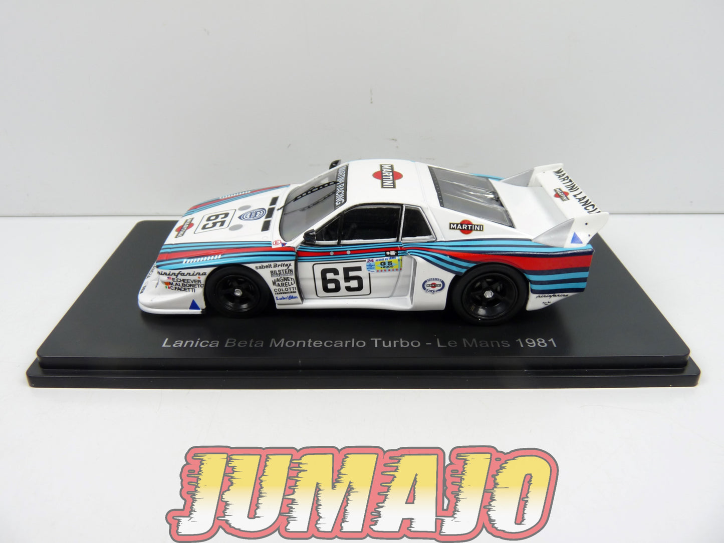 24H154 1/43 HACHETTE Japon 24 Heures Le Mans : Lancia Beta Montecarlo Turbo 1981 Cheever #65