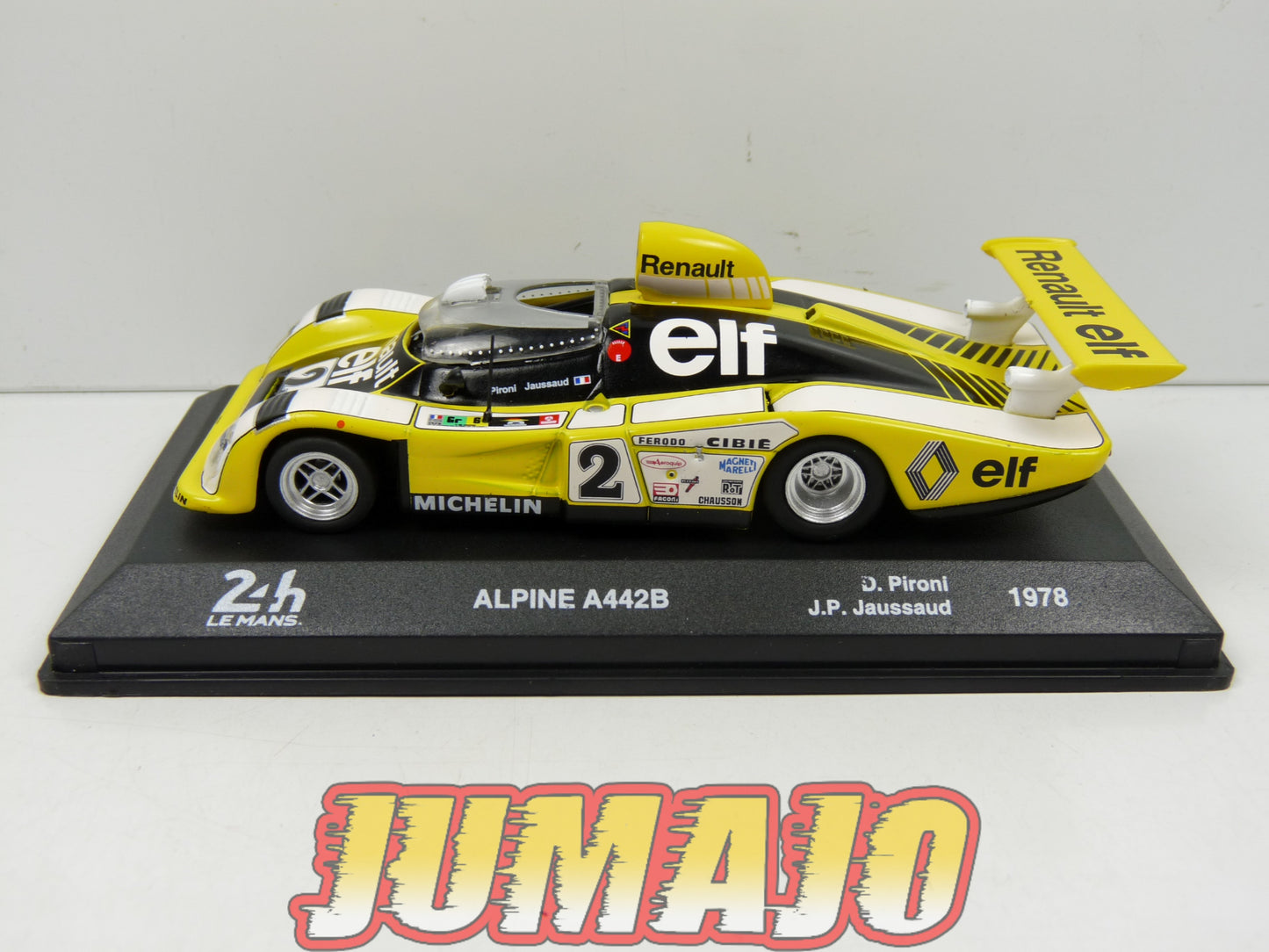 24H209 Voiture 1/43 IXO 24 Heures Mans Winner 1978 ALPINE A442B Pironi #2