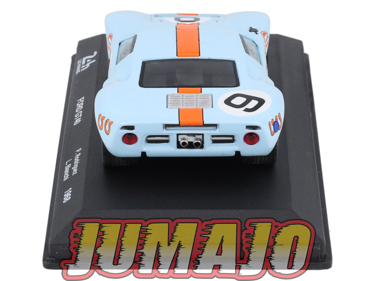 24H206 Voiture 1/43 IXO 24 Heures Mans FORD GT40 GULF 1968 Rodriguez #9