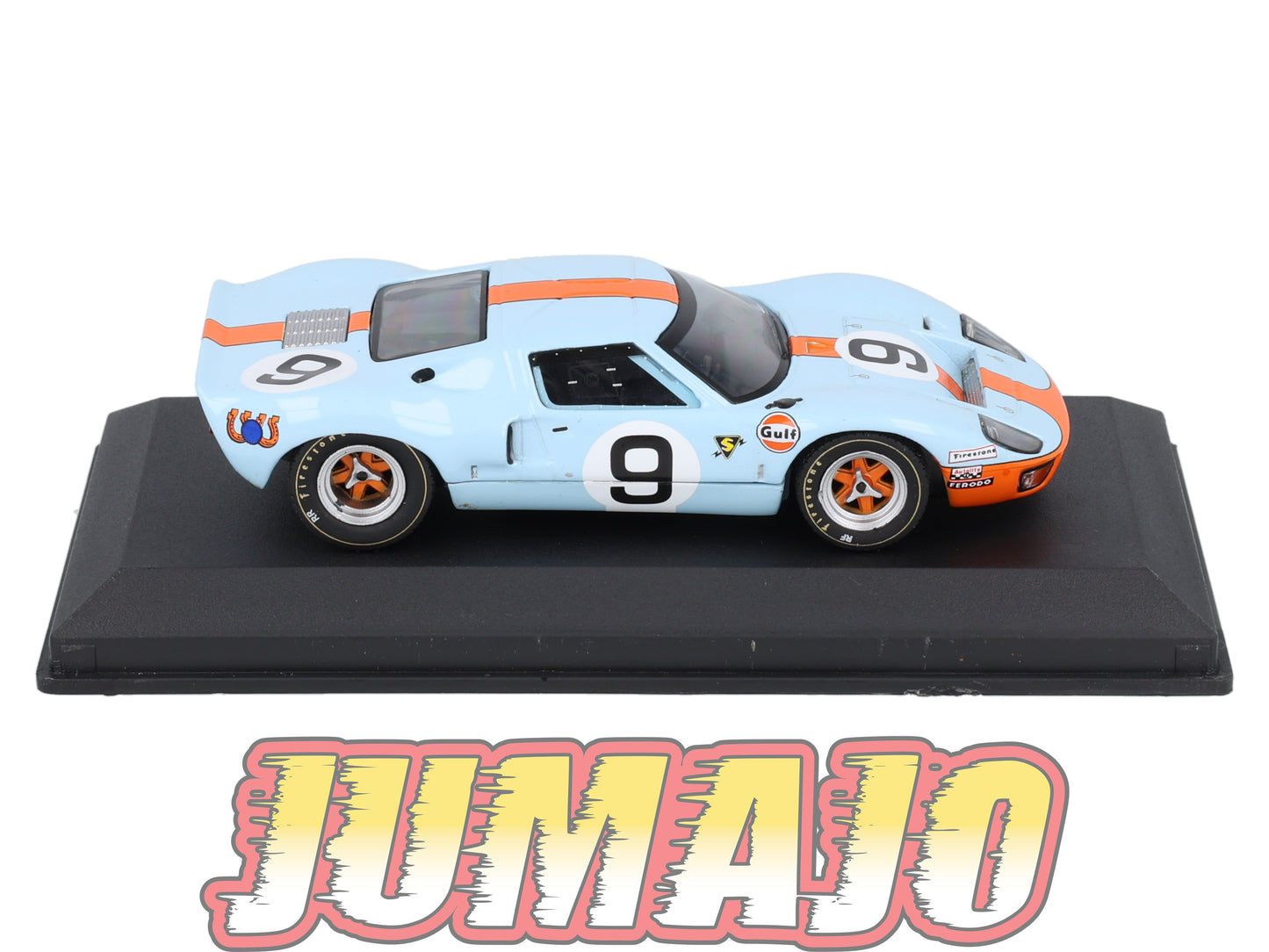 24H206 Voiture 1/43 IXO 24 Heures Mans FORD GT40 GULF 1968 Rodriguez #9