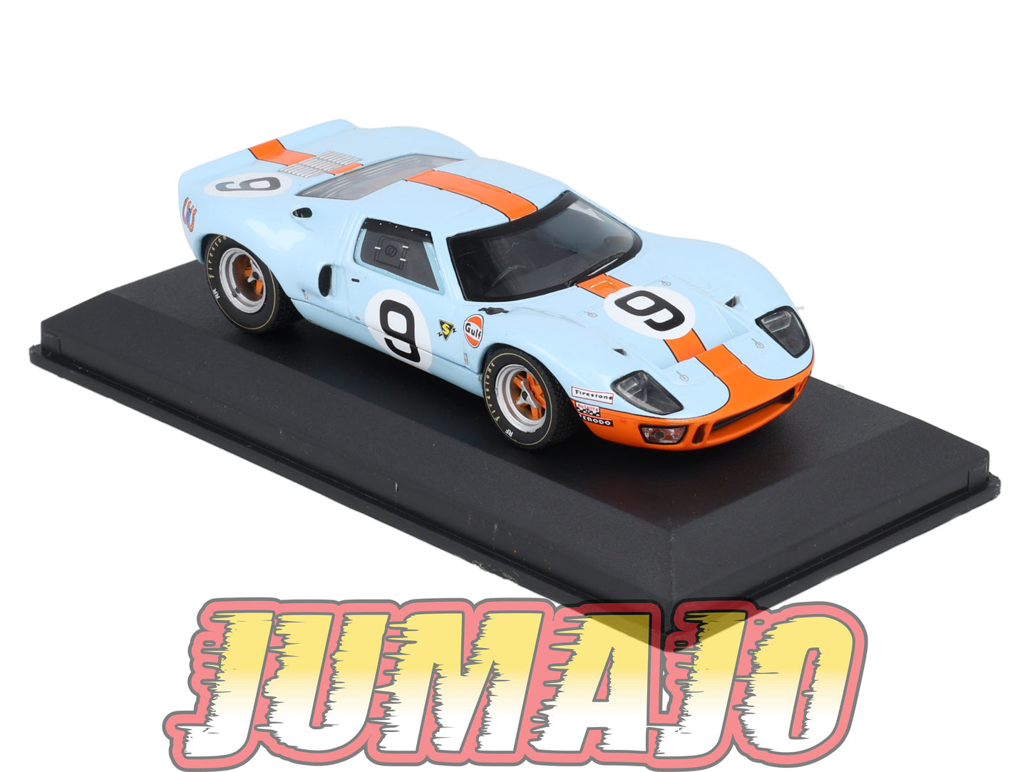 24H206 Voiture 1/43 IXO 24 Heures Mans FORD GT40 GULF 1968 Rodriguez #9