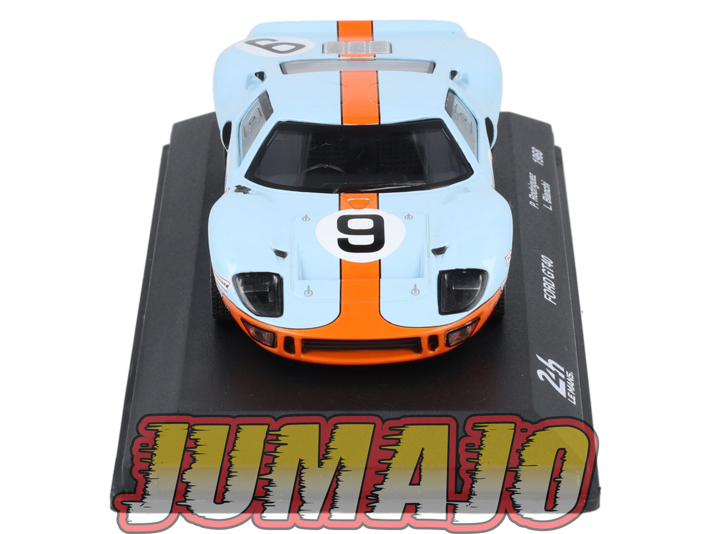 24H206 Voiture 1/43 IXO 24 Heures Mans FORD GT40 GULF 1968 Rodriguez #9