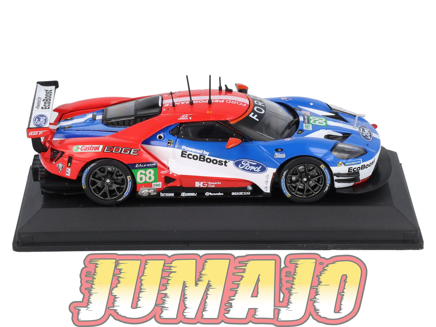 24H211 Voiture 1/43 IXO 24 Heures Mans FORD GT LM 2016 J.Hand #68