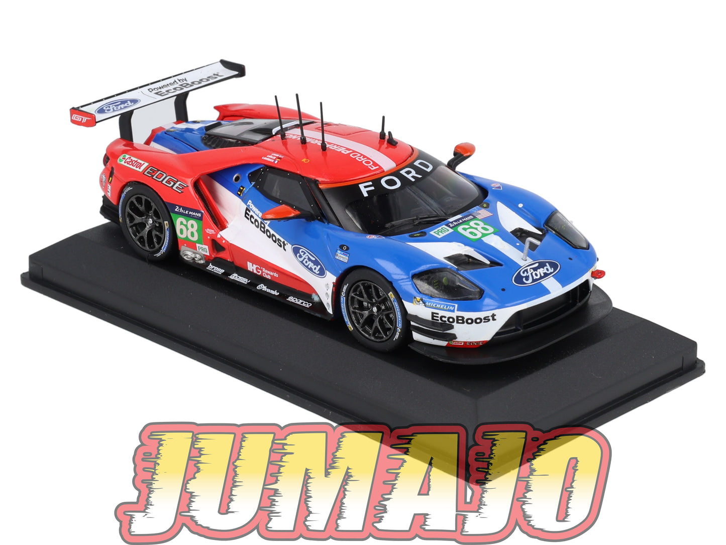 24H211 Voiture 1/43 IXO 24 Heures Mans FORD GT LM 2016 J.Hand #68