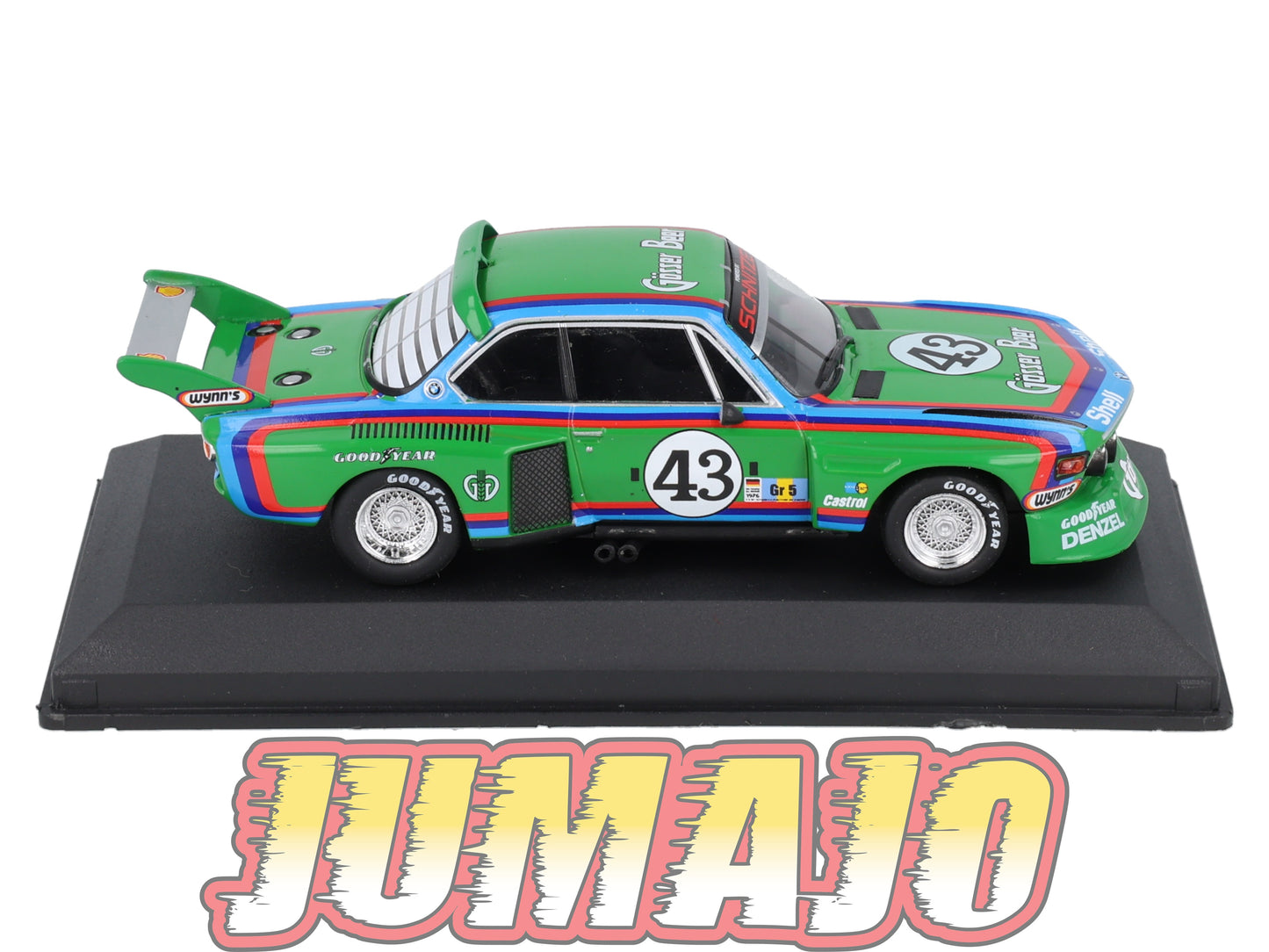 24H215 Voiture 1/43 IXO 24 Heures Mans BMW 3.5 CSL 1976 D.Quester #43