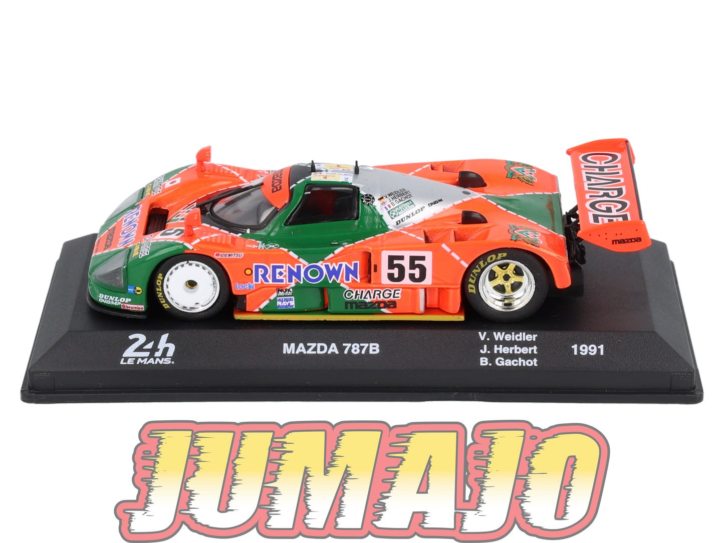 24H216 Voiture 1/43 IXO 24 Heures Mans Winner 1991 MAZDA 787B V.Weidler #55