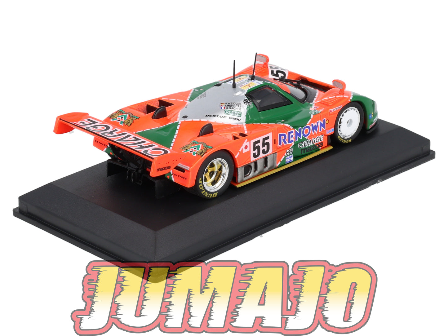 24H216 Voiture 1/43 IXO 24 Heures Mans Winner 1991 MAZDA 787B V.Weidler #55