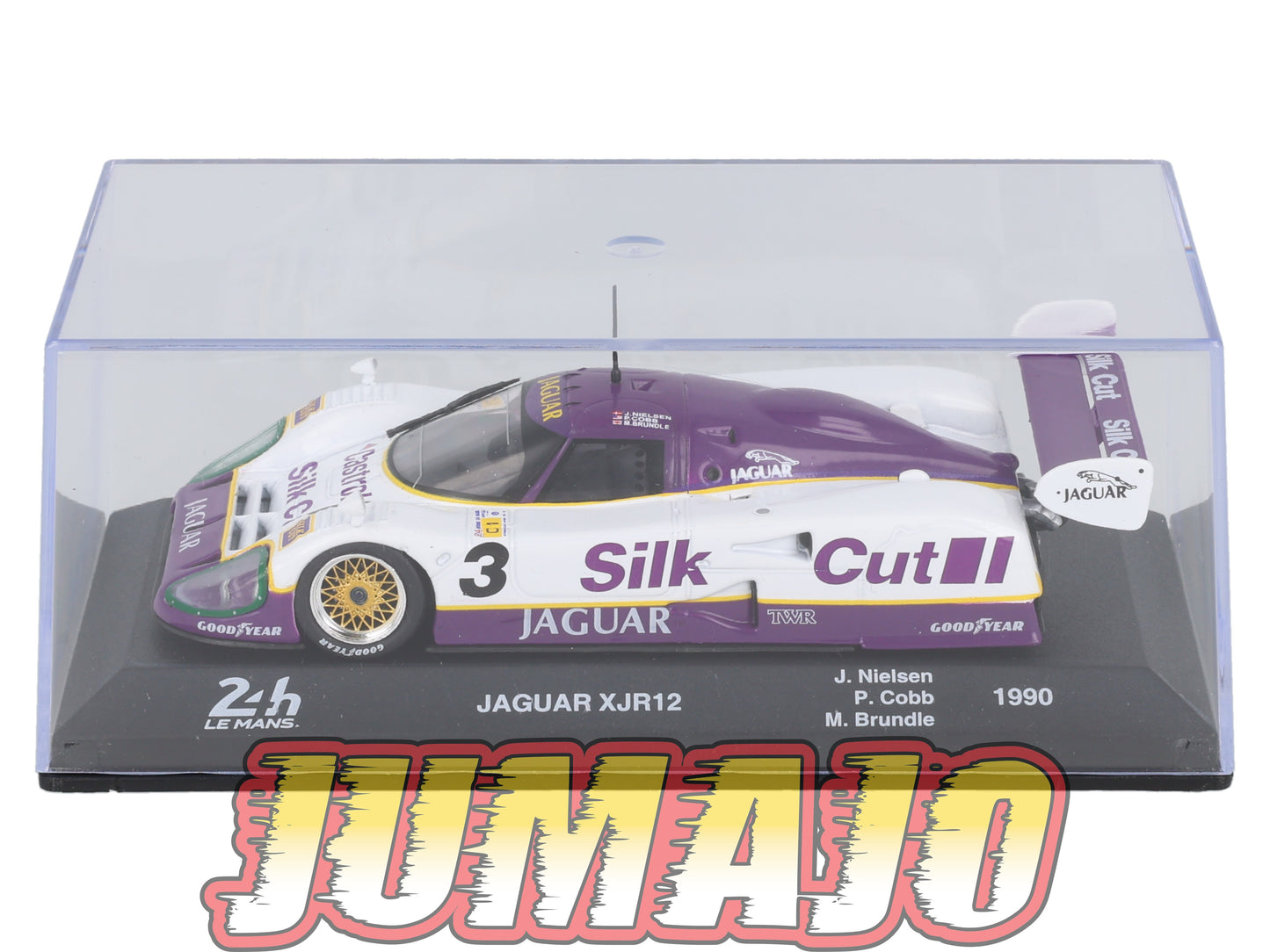 24H217 Voiture 1/43 IXO 24 Heures Mans Winner 1990 JAGUAR XJR12 J.Nielsen #3