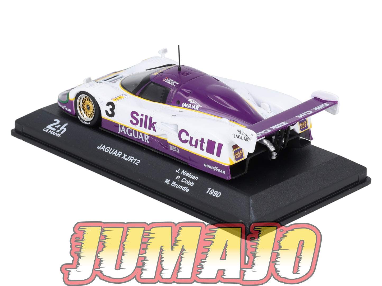24H217 Voiture 1/43 IXO 24 Heures Mans Winner 1990 JAGUAR XJR12 J.Nielsen #3