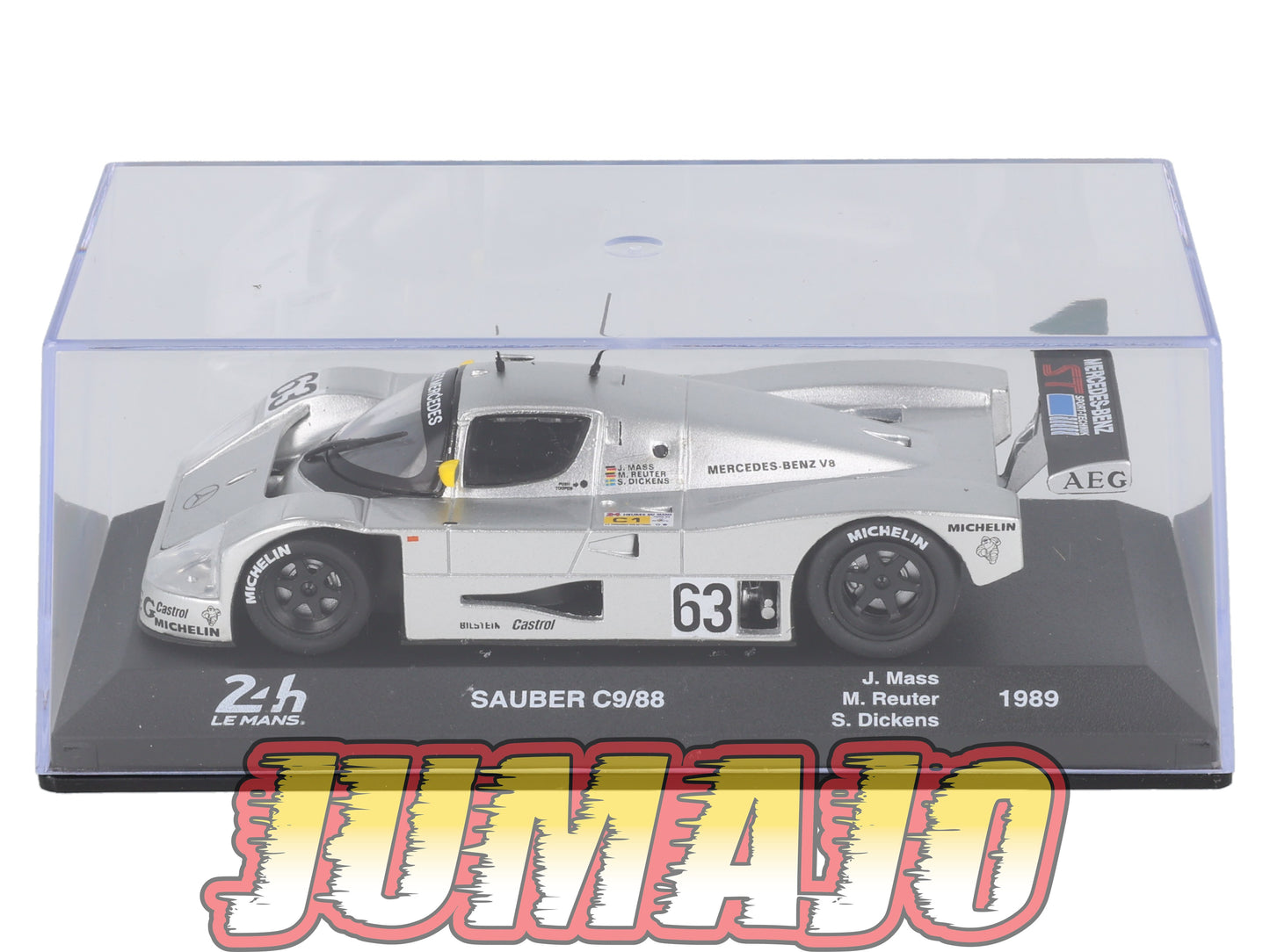 24H218 Voiture 1/43 IXO 24 Heures Mans SAUBER C9/88 Winner 1989 J.Mass #63