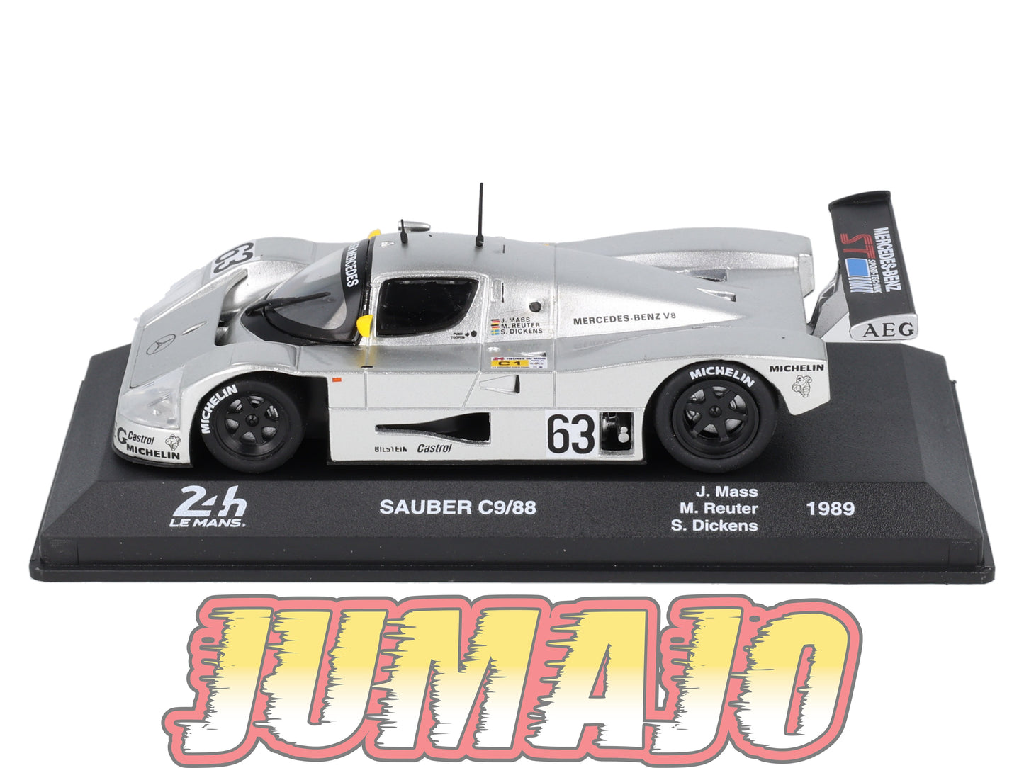 24H218 Voiture 1/43 IXO 24 Heures Mans SAUBER C9/88 Winner 1989 J.Mass #63
