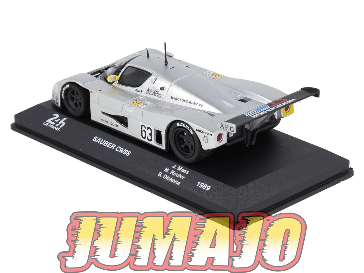 24H218 Voiture 1/43 IXO 24 Heures Mans SAUBER C9/88 Winner 1989 J.Mass #63
