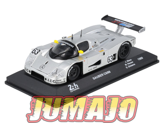 24H218 Voiture 1/43 IXO 24 Heures Mans SAUBER C9/88 Winner 1989 J.Mass #63