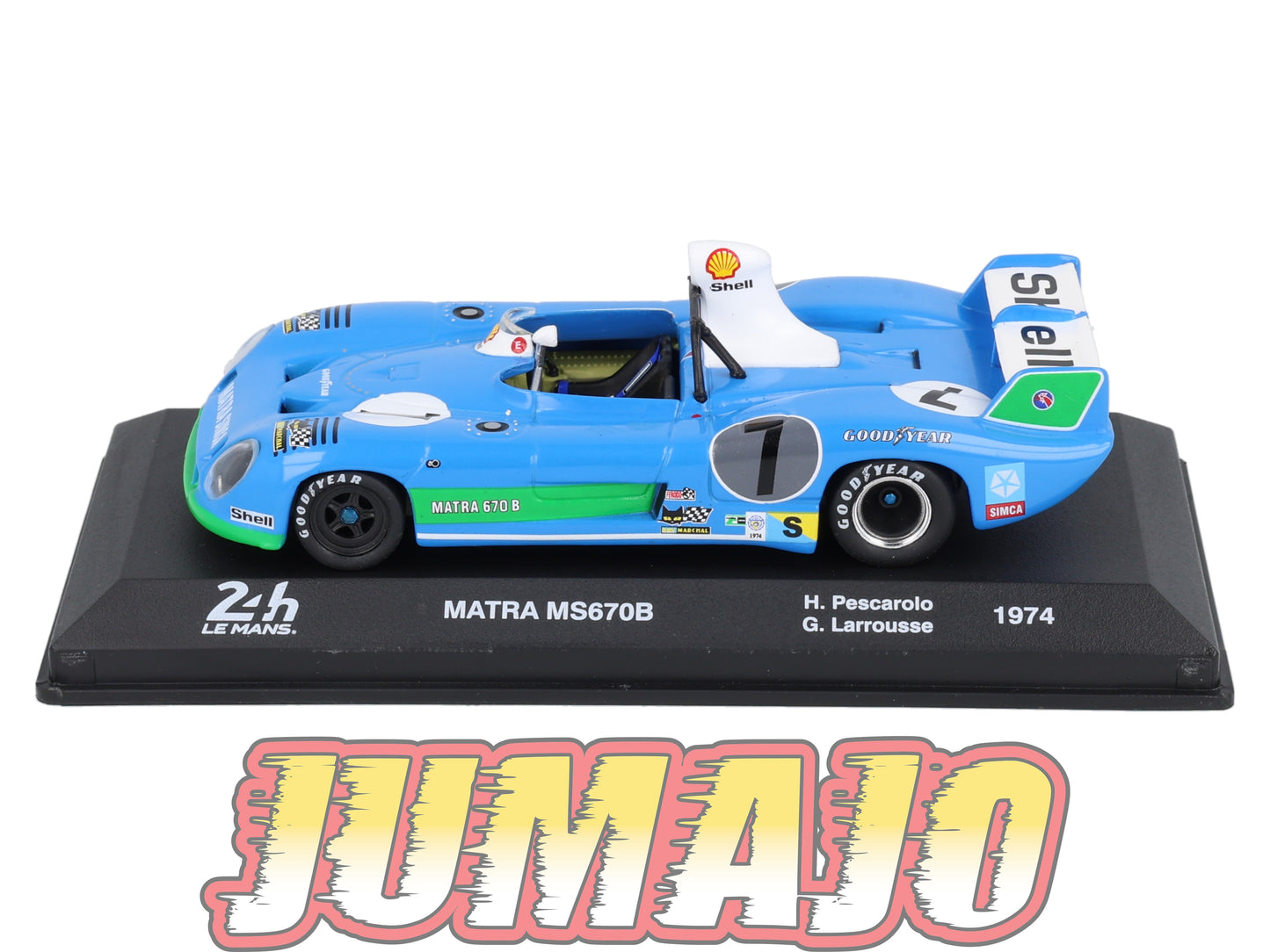 24H219 Voiture 1/43 IXO 24 Heures Mans Winner 1974 MATRA MS670B H.Pescarolo #7