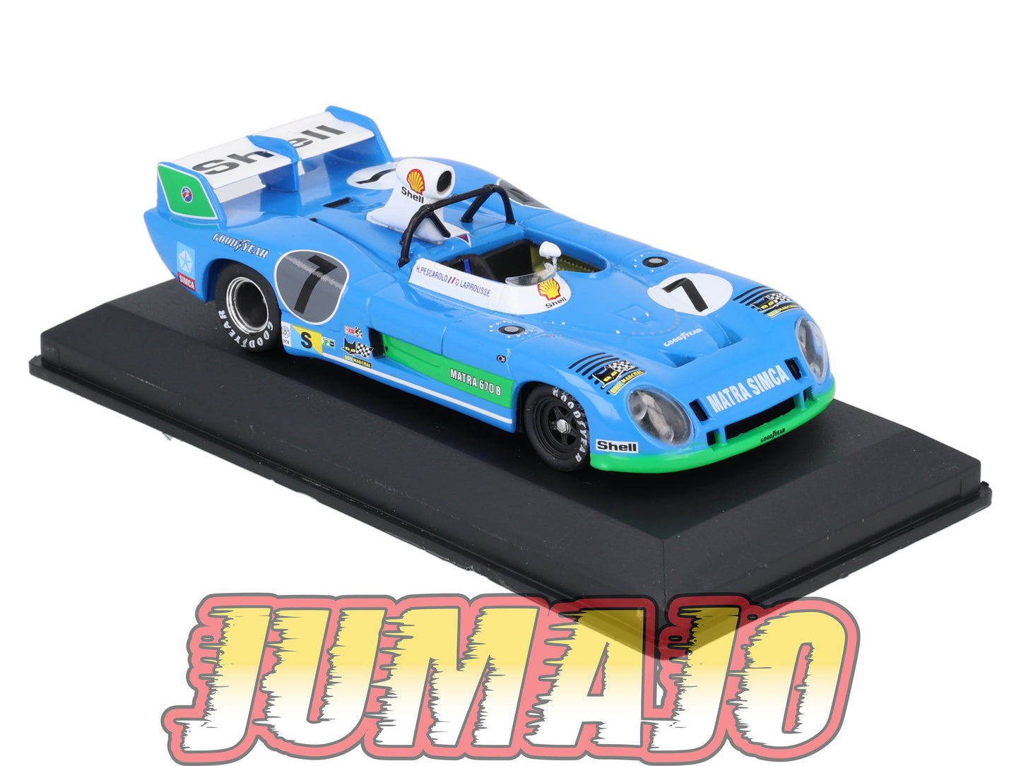 24H219 Voiture 1/43 IXO 24 Heures Mans Winner 1974 MATRA MS670B H.Pescarolo #7