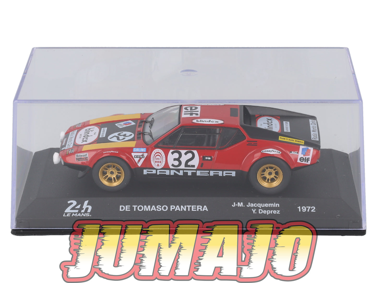24H223 Voiture 1/43 IXO 24 Heures Mans DE TOMASO Pantera 1972 J-M.Jacquemin #32