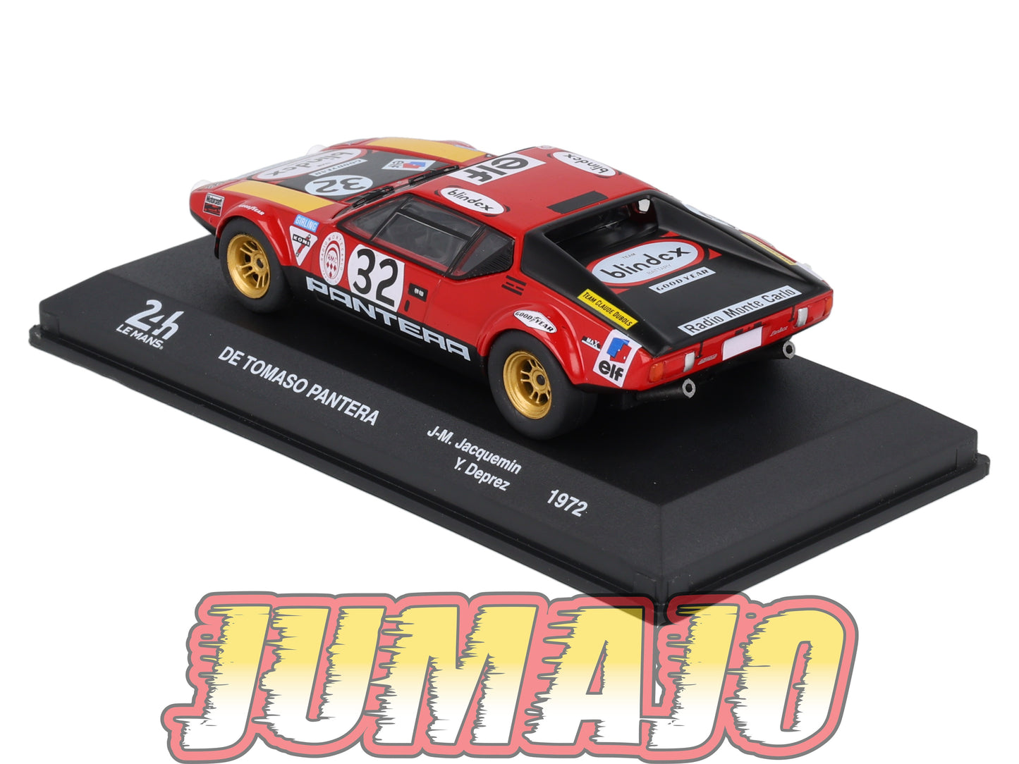 24H223 Voiture 1/43 IXO 24 Heures Mans DE TOMASO Pantera 1972 J-M.Jacquemin #32