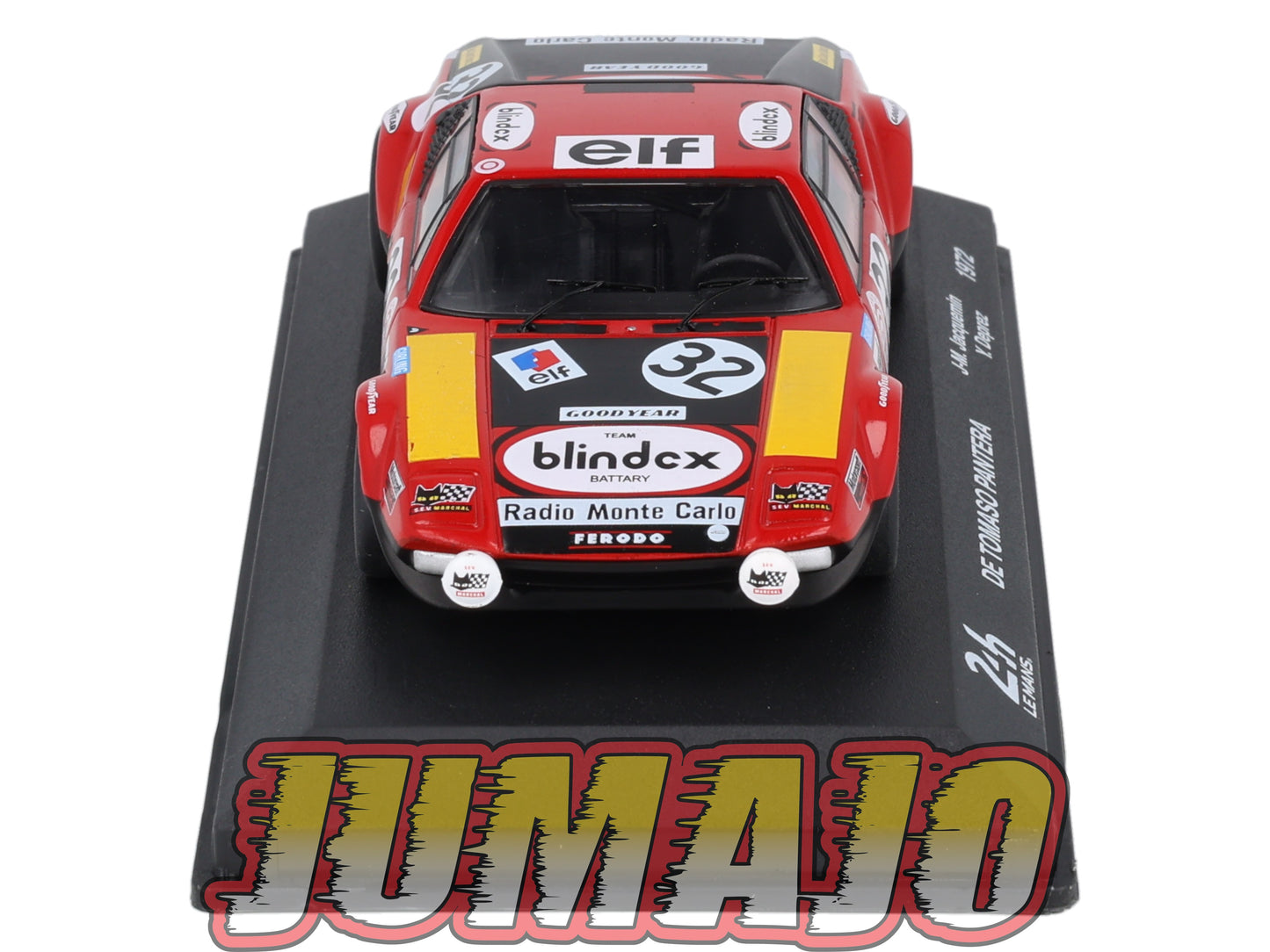 24H223 Voiture 1/43 IXO 24 Heures Mans DE TOMASO Pantera 1972 J-M.Jacquemin #32