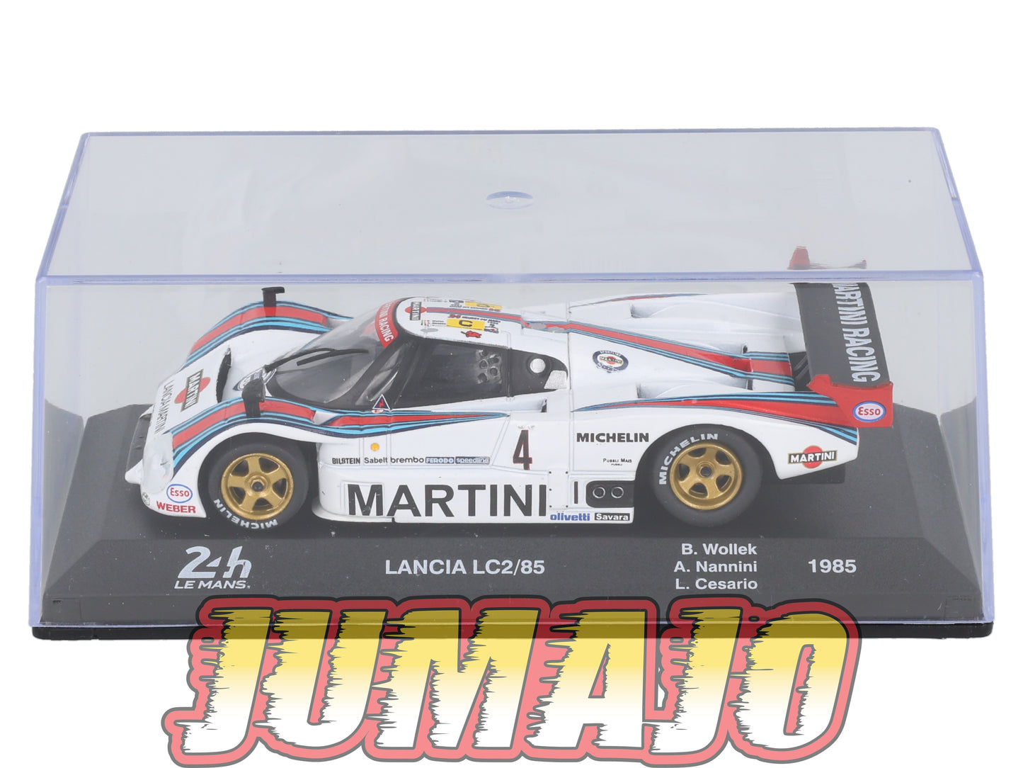 24H224 Voiture 1/43 IXO 24 Heures Mans LANCIA LC2/85 1985 B.Wollek #4