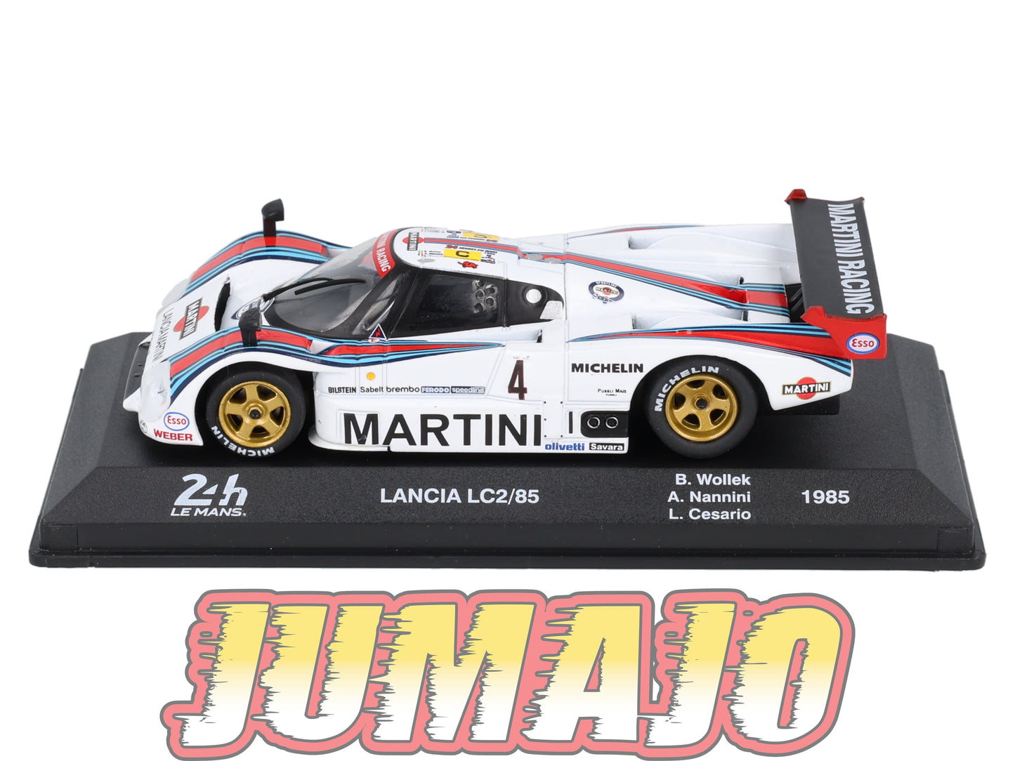 24H224 Voiture 1/43 IXO 24 Heures Mans LANCIA LC2/85 1985 B.Wollek #4