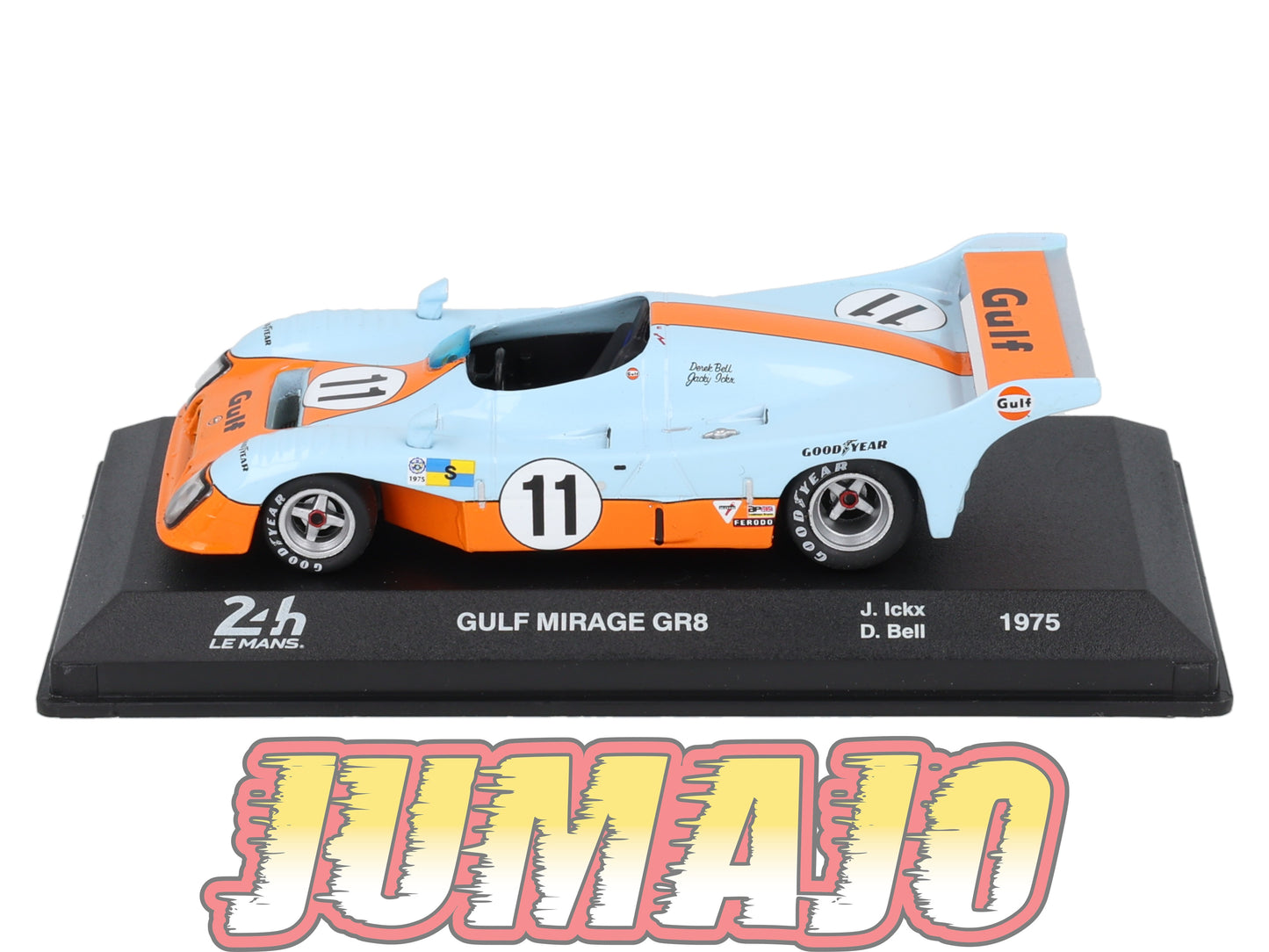 24H225 Voiture 1/43 IXO 24 Heures Mans GULF Mirage GR8 Winner 1975 J.Ickx #11