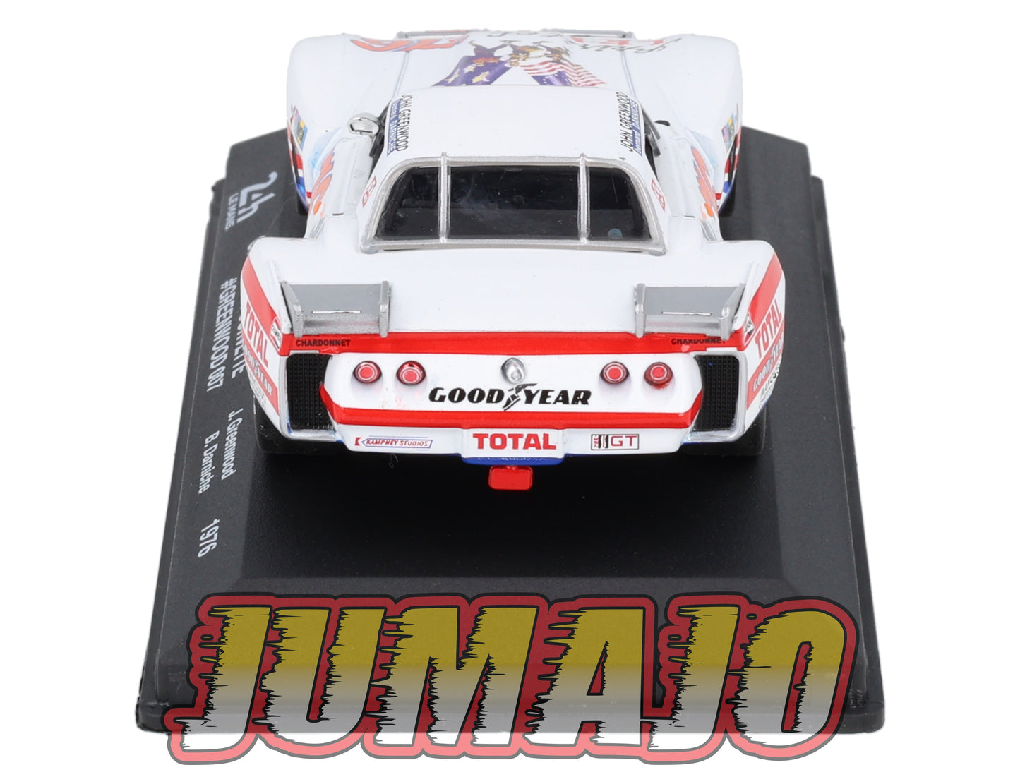 24H228 Voiture 1/43 IXO 24 Heures Mans CHEVROLET Corvette 1976 J.Greenwood #76