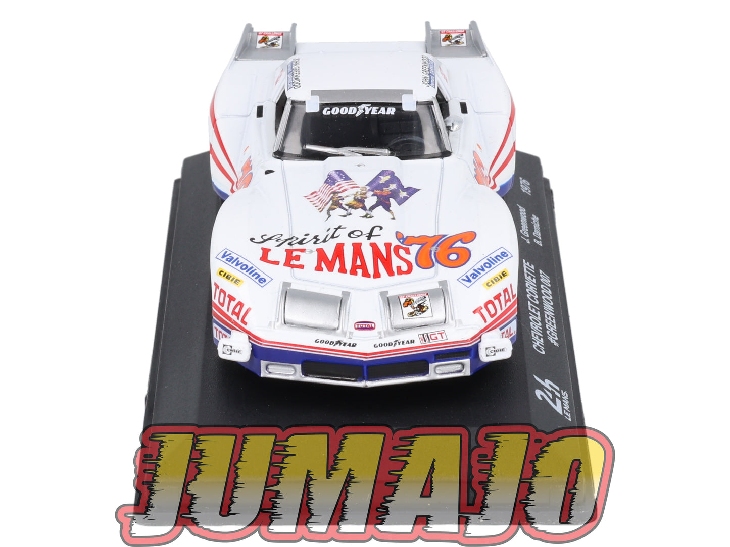 24H228 Voiture 1/43 IXO 24 Heures Mans CHEVROLET Corvette 1976 J.Greenwood #76
