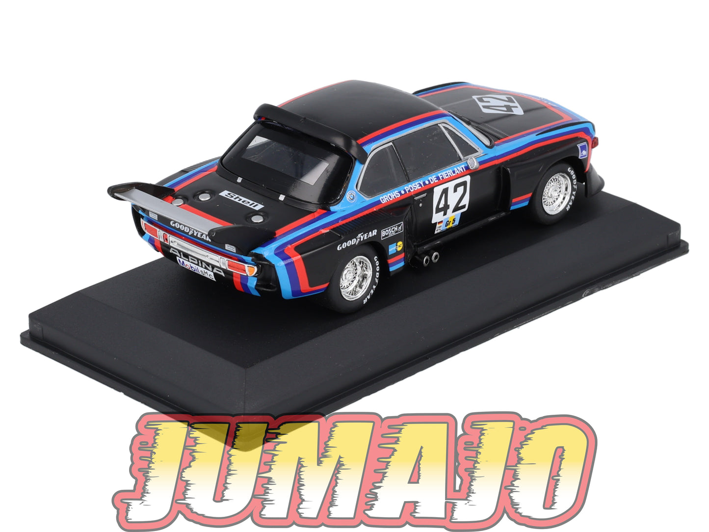 24H234 Voiture 1/43 CENTAURIA 24 Heures Mans : BMW 3.5 CSL #42 1976 S.Posey