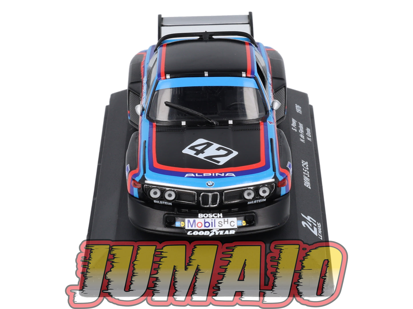 24H234 Voiture 1/43 CENTAURIA 24 Heures Mans : BMW 3.5 CSL #42 1976 S.Posey