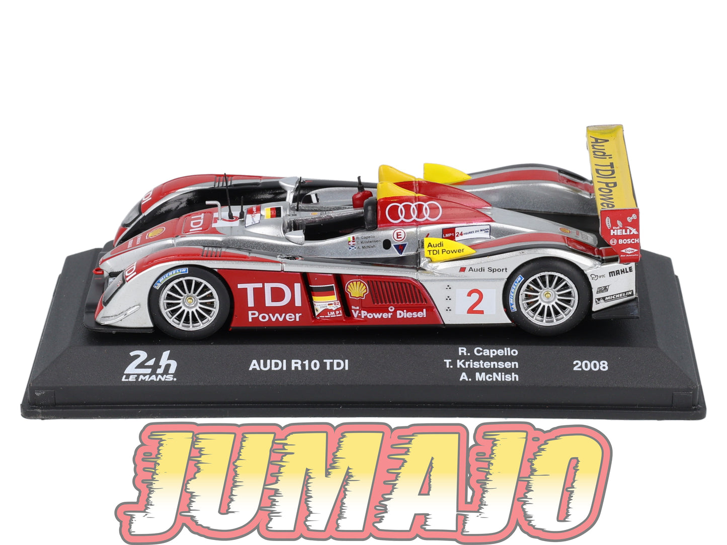 24H242 Voiture 1/43 CENTAURIA 24 Heures Mans : AUDI R10 TDI #2 Winner 1st 2008