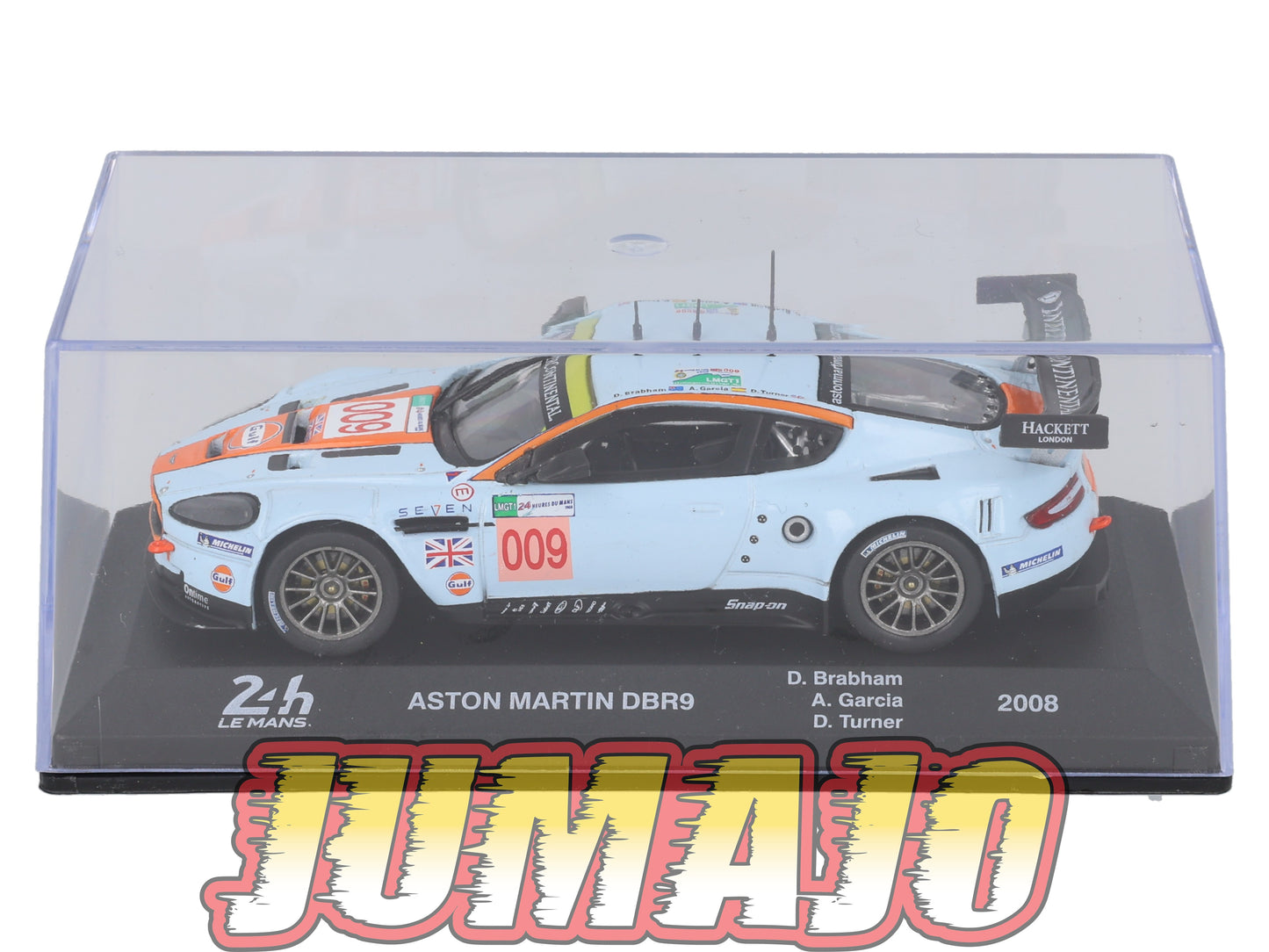 24H244 Voiture 1/43 CENTAURIA 24 Heures Mans : ASTON MARTIN DBR9 #9 2008 D.Brabham
