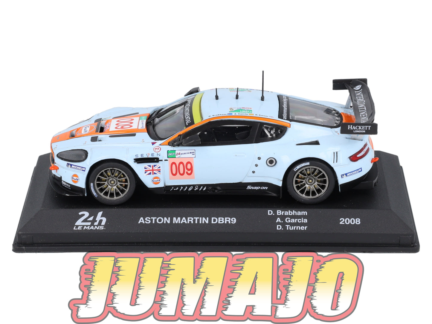 24H244 Voiture 1/43 CENTAURIA 24 Heures Mans : ASTON MARTIN DBR9 #9 2008 D.Brabham